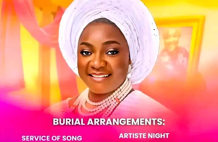 Gospel Singer Bunmi Akinnaanu (Omije Ojumi) For Burial January 21 10 Bunmi Akinaanu Burial
