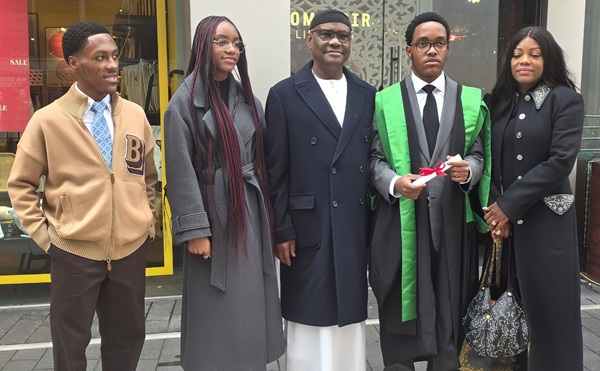 Wike's son bags Master's degree from London varsity 1 Wike son